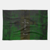 John 14:6 Bible Verse Inspiration Path Zitat Geschirrtuch (Horizontal)