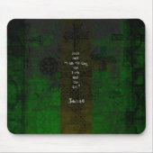 John 14:6 Bible Verse Inspiration Path Zitat Mousepad (Vorne)