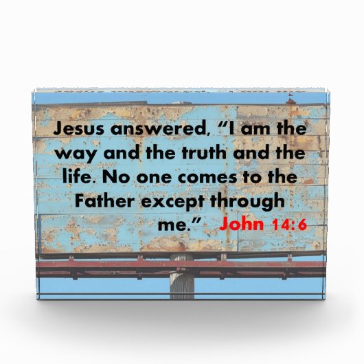 John 14:6 fotoblock (Vorderseite)
