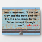 John 14:6 fotoplatte (Vorderseite)