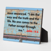 John 14:6 fotoplatte (Seite)