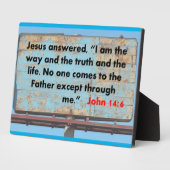 John 14:6 fotoplatte (Seite)