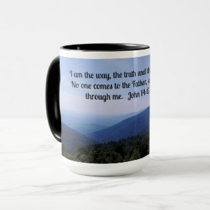 John 14:6 Ich bin der Weg, die Wahrheit und das Le Tasse