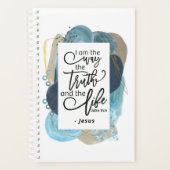 John 14:6 Ich bin die Christliche Bibel der Wahrhe Planer (Vorderseite)