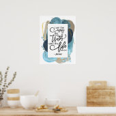 John 14:6 Ich bin die Christliche Bibel der Wahrhe Poster (Küche)