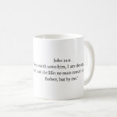 John 14:6 Jesus Tasse (VorderseiteRechts)