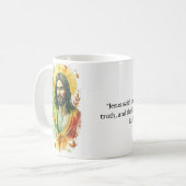 John 14:6 Jesus Tasse (Vorderseite Links)