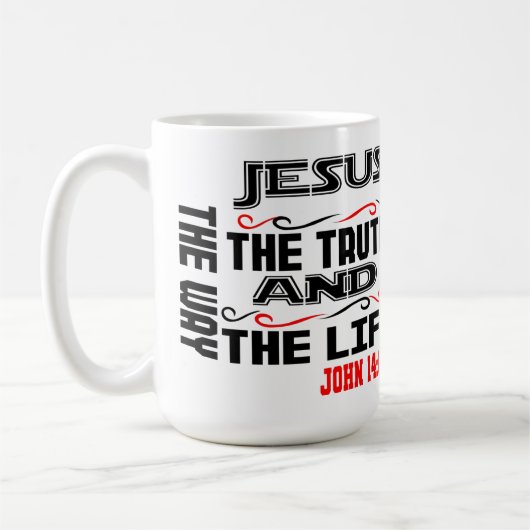 John 14:6 kaffeetasse (Links)