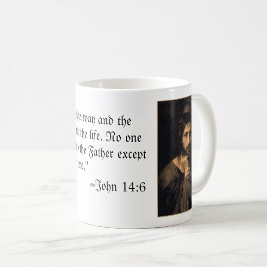 John 14:6 kaffeetasse (VorderseiteRechts)