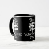 John 14:6 KJV Bible Verse Zwei-Tone Tasse (Vorderseite Links)