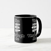 John 14:6 KJV Bible Verse Zwei-Tone Tasse (VorderseiteRechts)