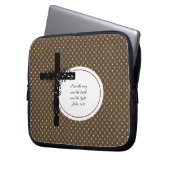 John 14:6 Notebook- oder Netbook Carrier Sleeve (Vorderseite Links)