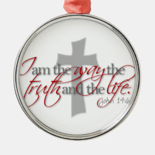 John-14:6 Ornament Aus Metall
