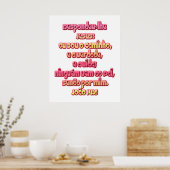 John 14:6 Portugiesisch Poster (Küche)