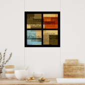 John 14:6 poster (Küche)