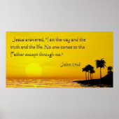 John 14: 6 poster (Vorne)