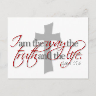 John 14:6 postkarte