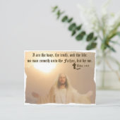 John 14:6 postkarte (Stehend Vorderseite)