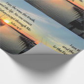 JOHN 14:6 SUNSET FOTO DESIGN GESCHENKPAPIER (Ecke)