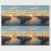 JOHN 14:6 SUNSET FOTO DESIGN GESCHENKPAPIER (Flach)