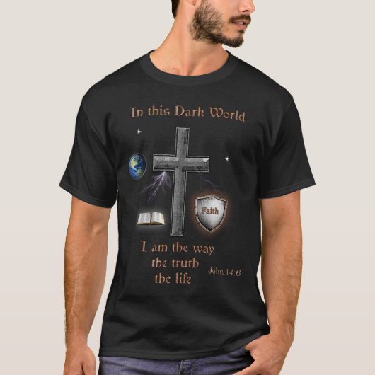 John 14:6 T-Shirt (Vorderseite)