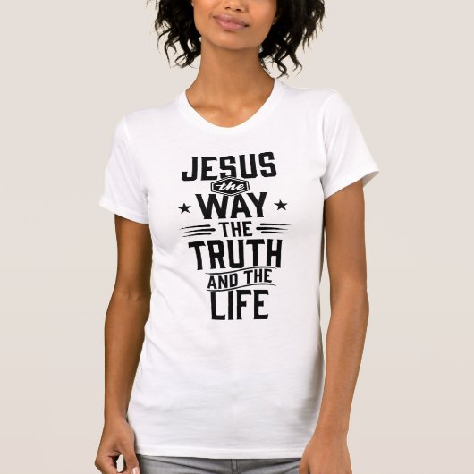 John 14:6 T-Shirt (Vorderseite)