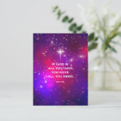 John 14:8 postkarte (Stehend Vorderseite)