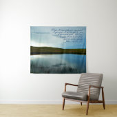 John 14 Peace Scripture Inspiration Wandteppich (Beispiel (Horizontal))