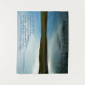 John 14 Peace Scripture Inspiration Wandteppich (Vorderseite)