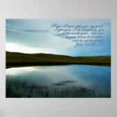 John 14 Peace Scripture Inspirational Poster (Vorne)