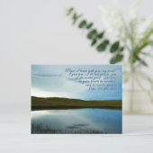 John 14 Peace Scripture Inspirational Postkarte (Stehend Vorderseite)