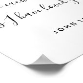 John 15:12 Jesus befehlt einander Liebe Poster (Ecke)