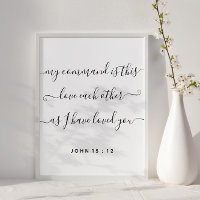 John 15:12 Jesus befehlt einander Liebe