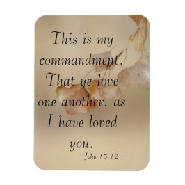 John 15:12 Liebe einander Magnet