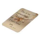 John 15:12 Liebe einander Magnet (Linke Seite)