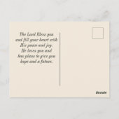 John 15:12 Liebe One Another Bible Verse Christlic Postkarte (Rückseite)