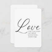 John 15:12 Scripture Memory Card (Vorne/Hinten)