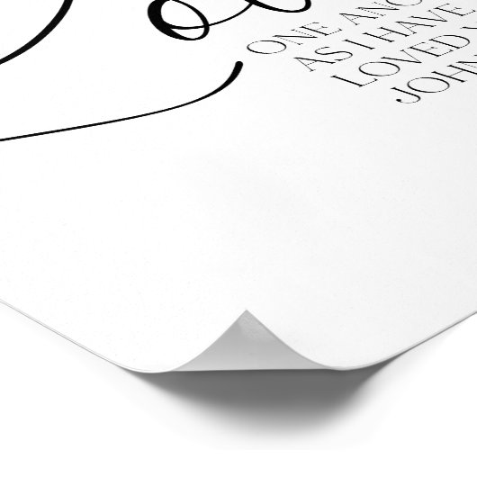 John 15:12 Scripture Poster (Ecke)