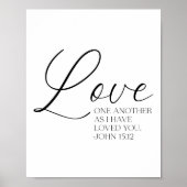 John 15:12 Scripture Poster (Vorne)
