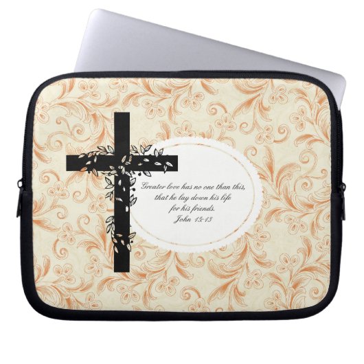 John 15:13 Laptop oder Netbook Carrier Sleeve (Vorderseite)