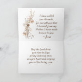 John 15:15 Ich habe dich Freunde Bible Verse genan Karte (Innenseite)