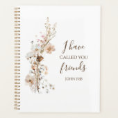 John 15:15 Ich habe dich Freunde Bible Verse genan Planer (Vorderseite)