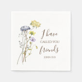 John 15:15 Ich habe dich Freunde Bible Verse genan Serviette (Vorderseite)