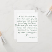 John 15:16 KJV Bible Scripture Grußkarte Karte (Vorderseite/Rückseite Beispiel)