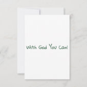 John 15:16 KJV Bible Scripture Grußkarte Karte (Rückseite)