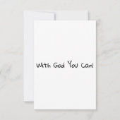 John 15:16 KJV Bible Scripture Pic Grußkarte Karte (Rückseite)