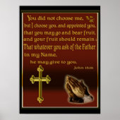 John 15:16 Poster (Vorne)