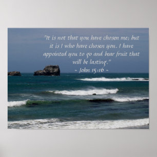 John 15:16 Poster