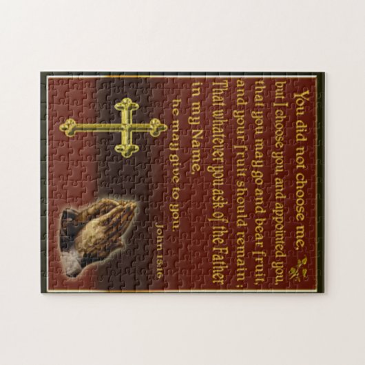 John 15:16 Puzzle (Horizontal)