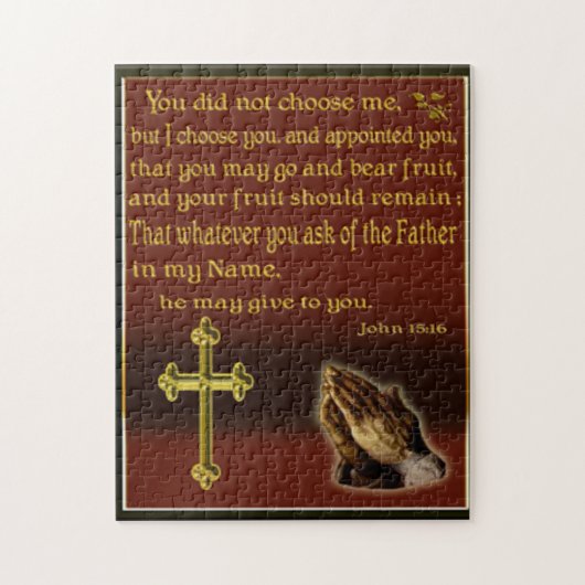 John 15:16 Puzzle (Vertikal)